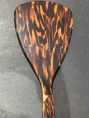Vintage Mid-Century Tortoiseshell Bakelite Handheld Mirror